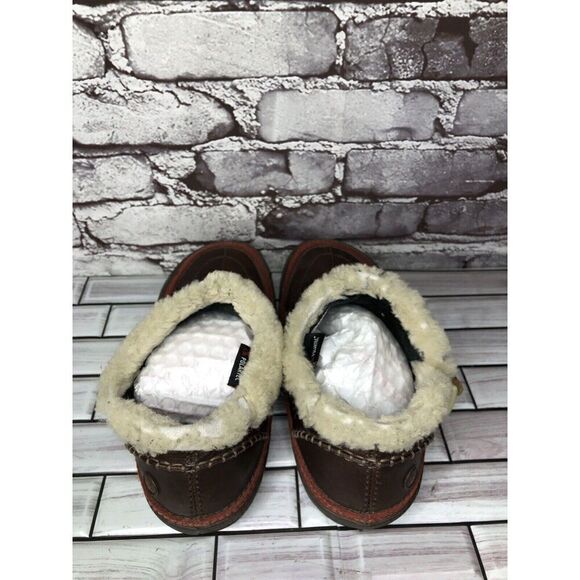 Merrell Spirit Tibet Low Espresso Dark Cinnamon Fur Booties Shoes Women Sz 7M US - Picture 7 of 16